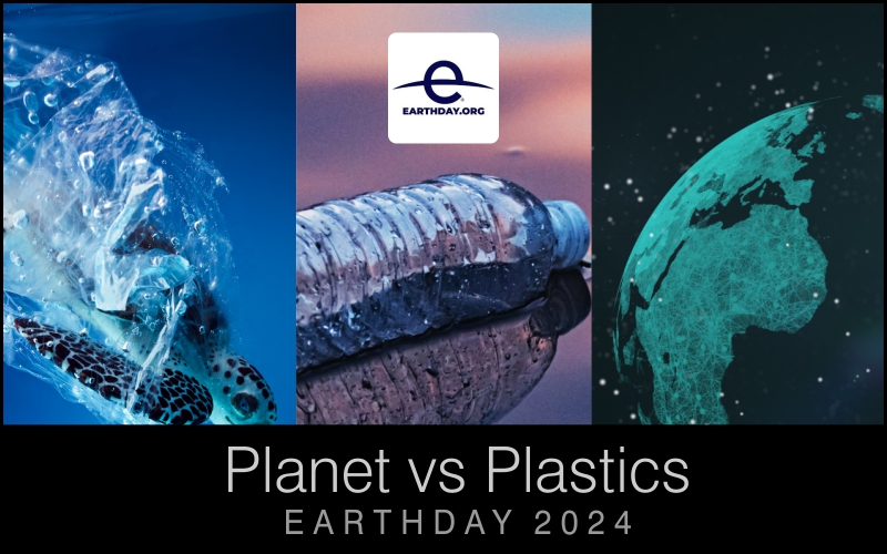 vs. Plastics” Global Theme for Earth Day 2024 Screen Print