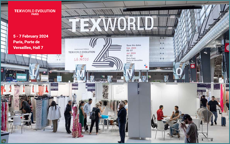 Texworld Evolution Paris 2024 to be held from 0507 February 2024